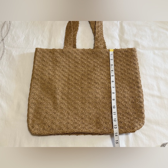 Dior Textured Tan Tote Bag - Picture 4 of 7